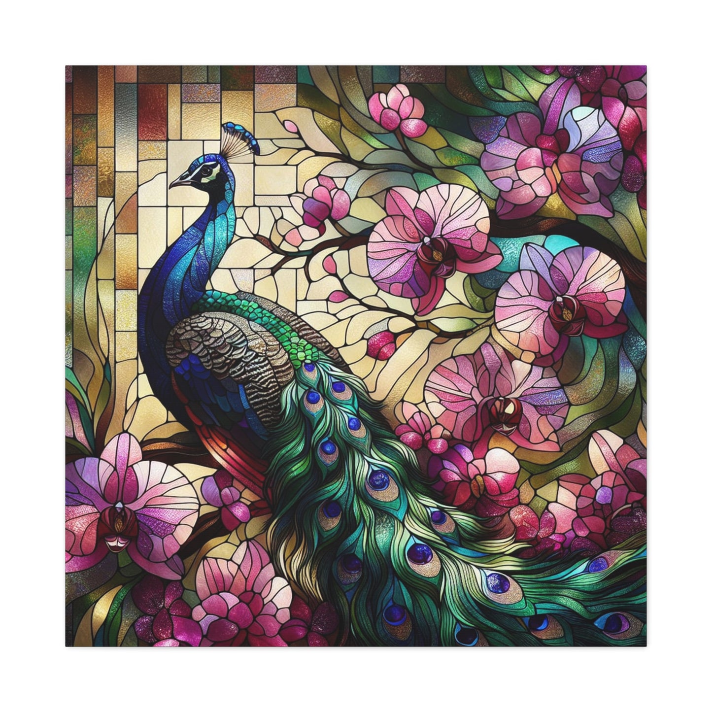 Peacock Canvas 1