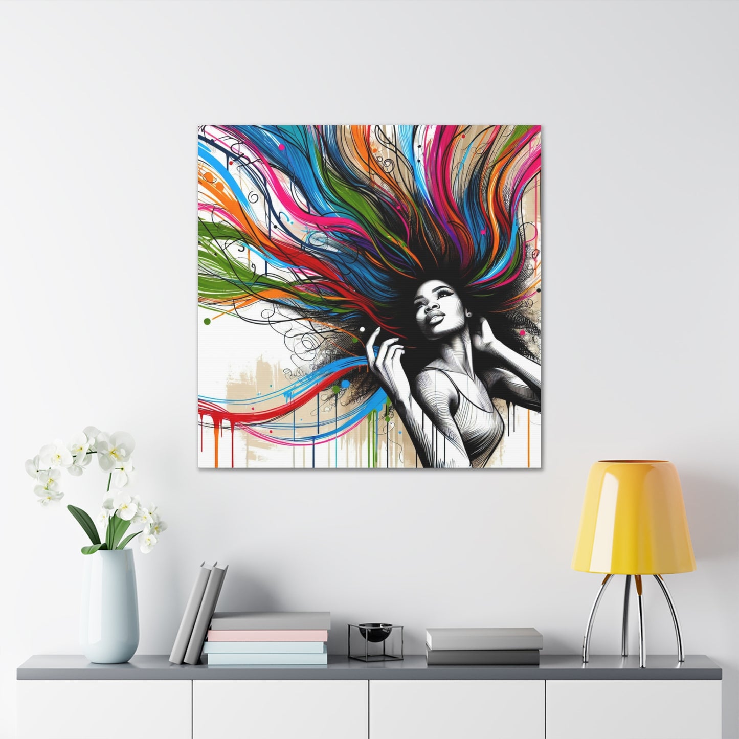 Woman's Portrait Canvas 9