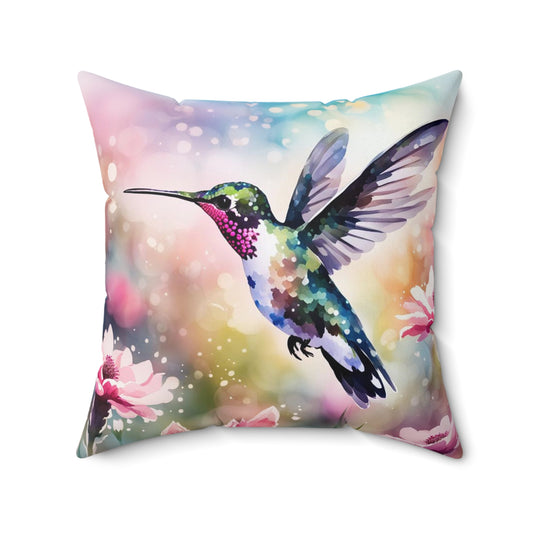 Hummingbird Pillow 1