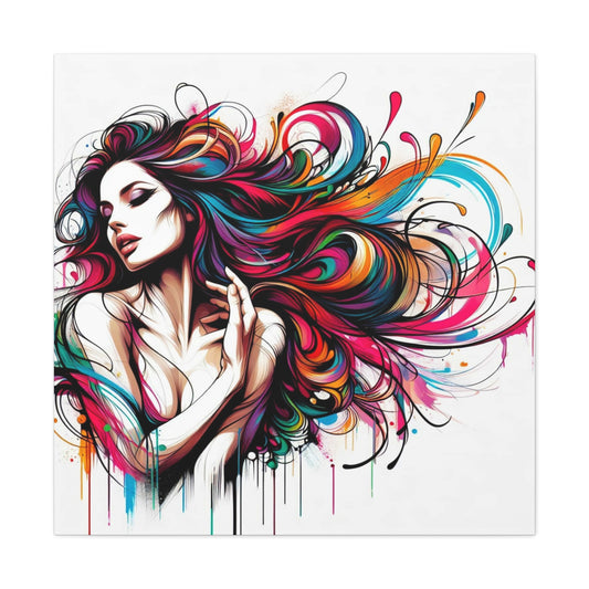 Woman's Portrait Canvas 10