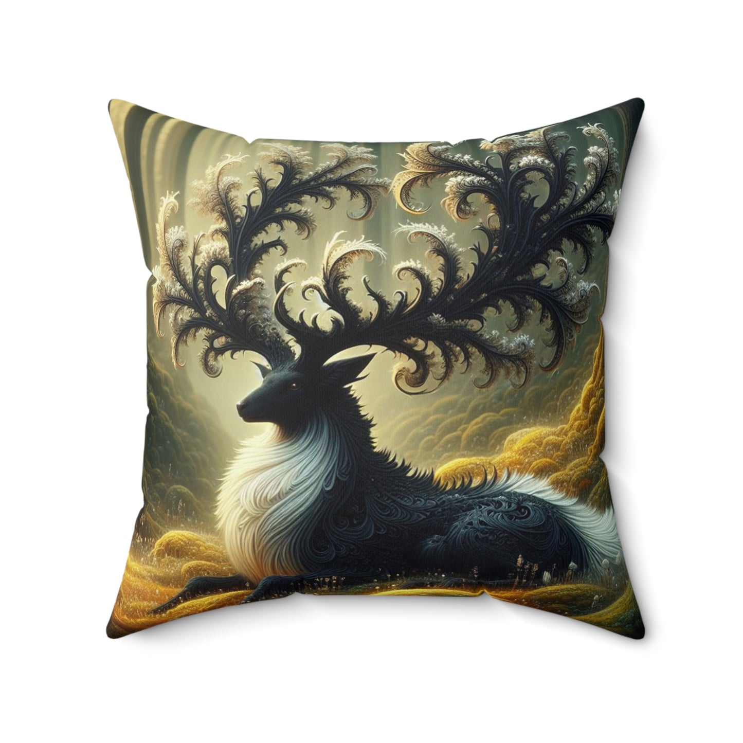 Stag Pillow 2 Black Stag