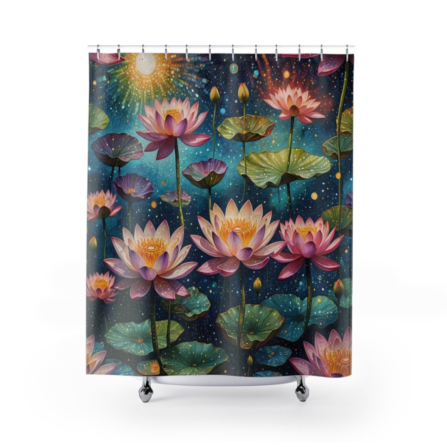 Lotus Shower Curtain 1