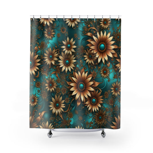 Daisies Shower Curtain 2