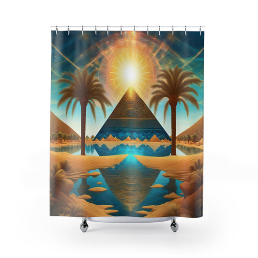 Egyptian Shower Curtain 1