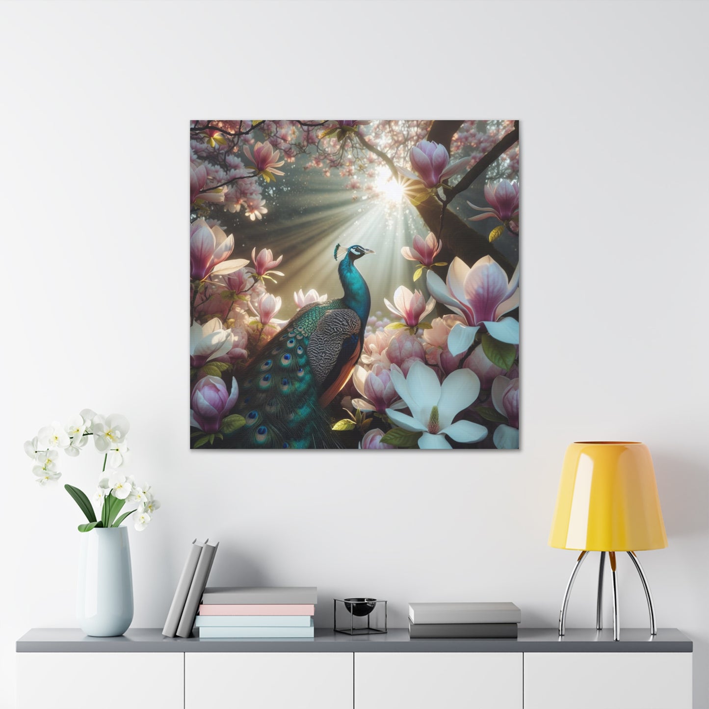 Peacock Canvas 2