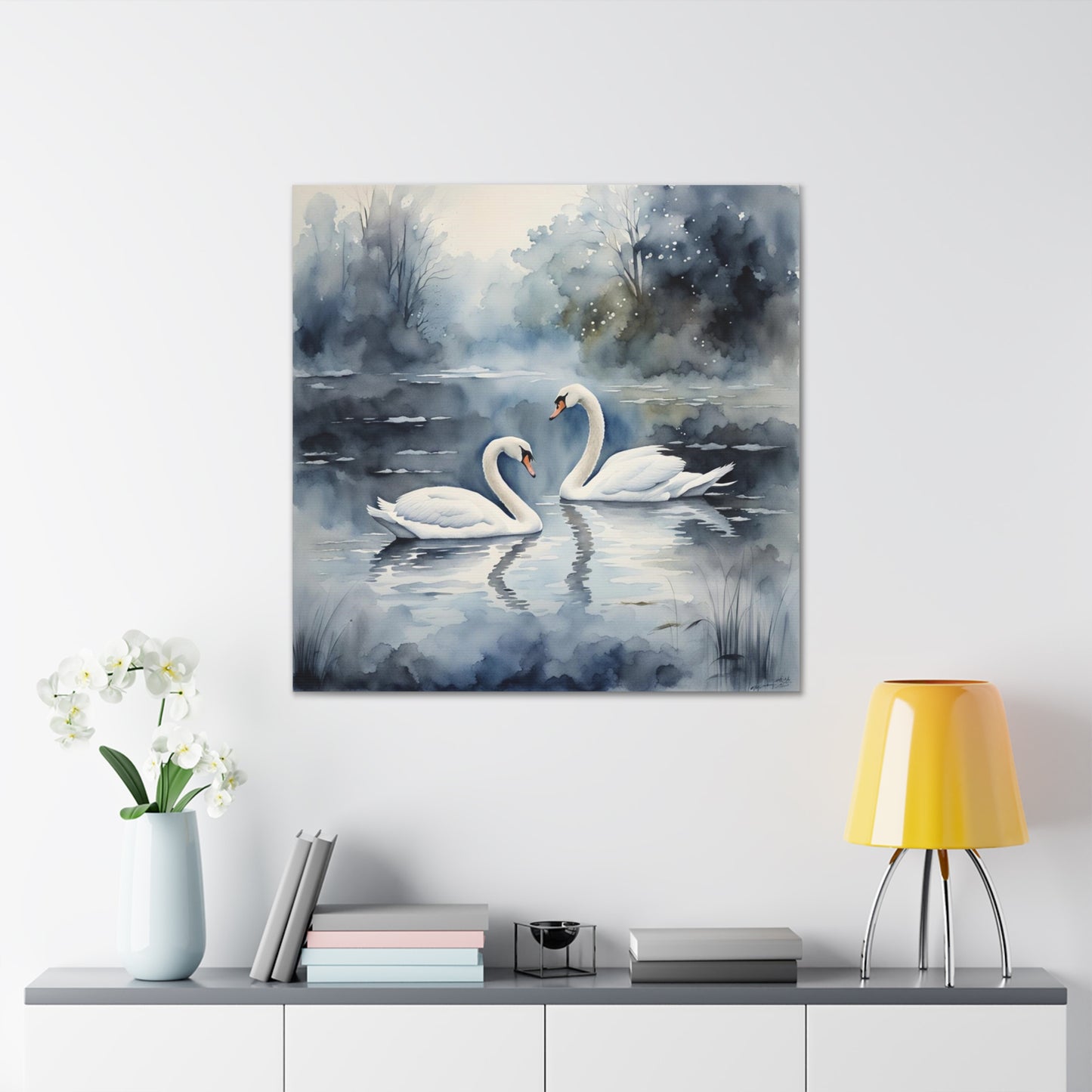 Swans Canvas 1