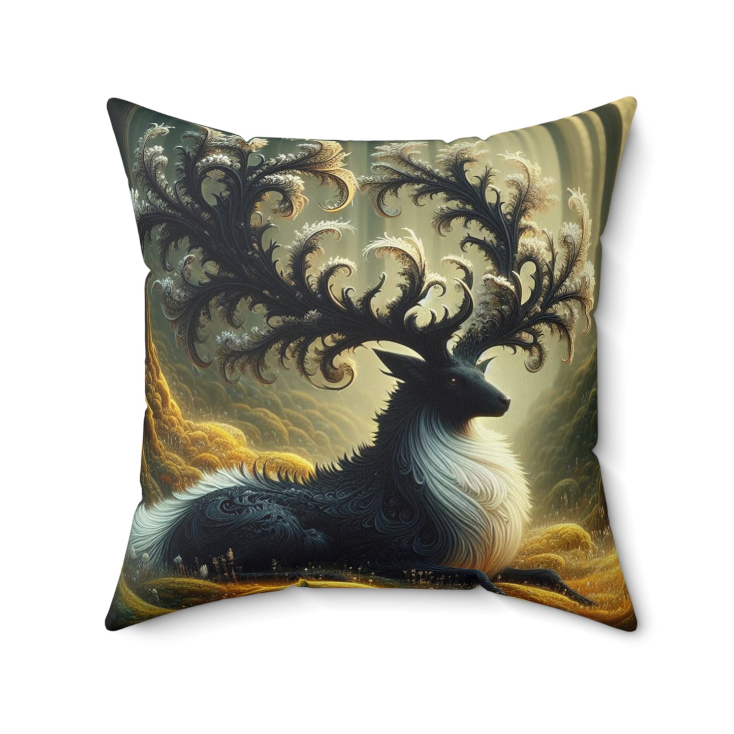 Stag Pillow 2 Black Stag