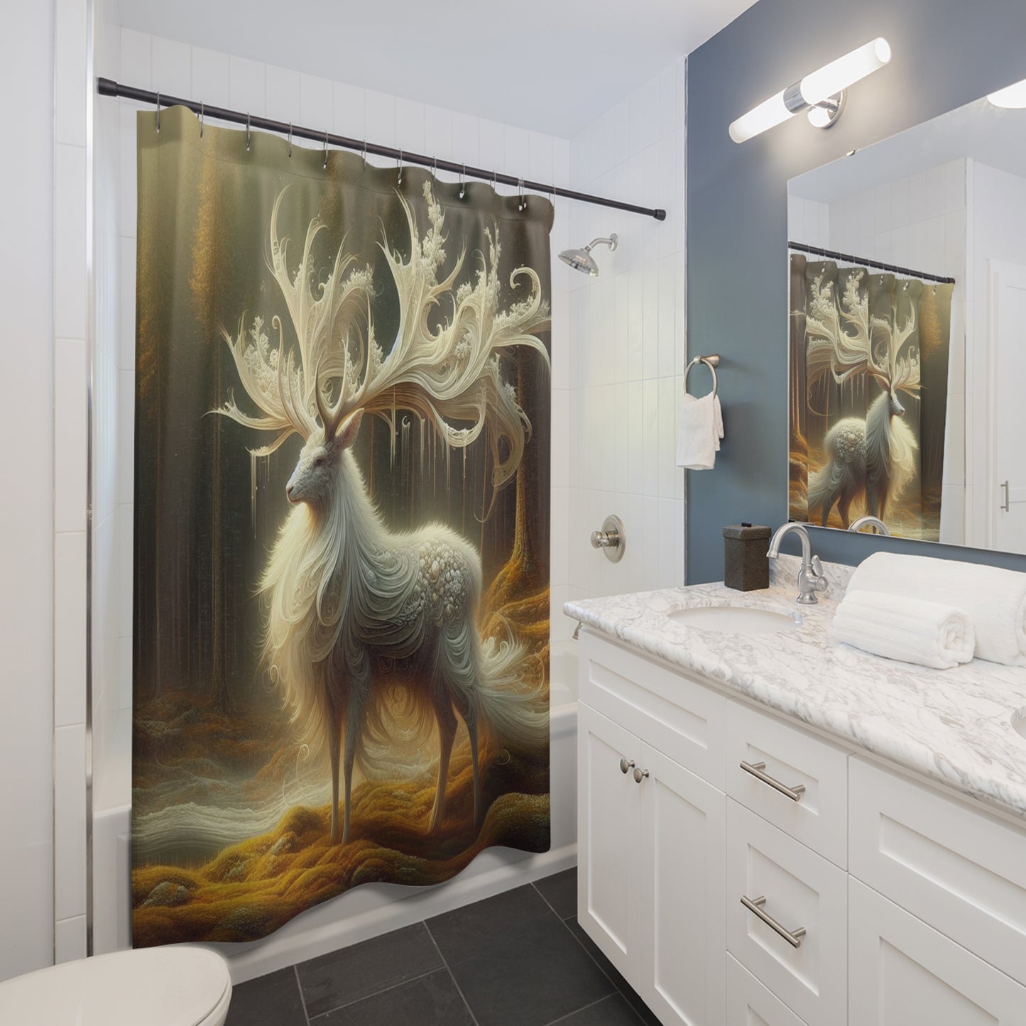 White Stag 1 Shower Curtain