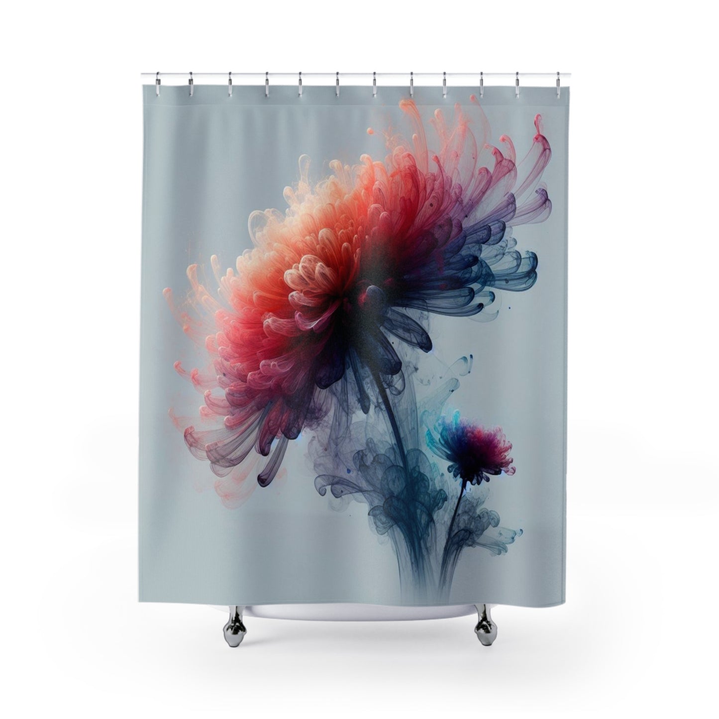 Chrysanthemum Shower Curtain 1