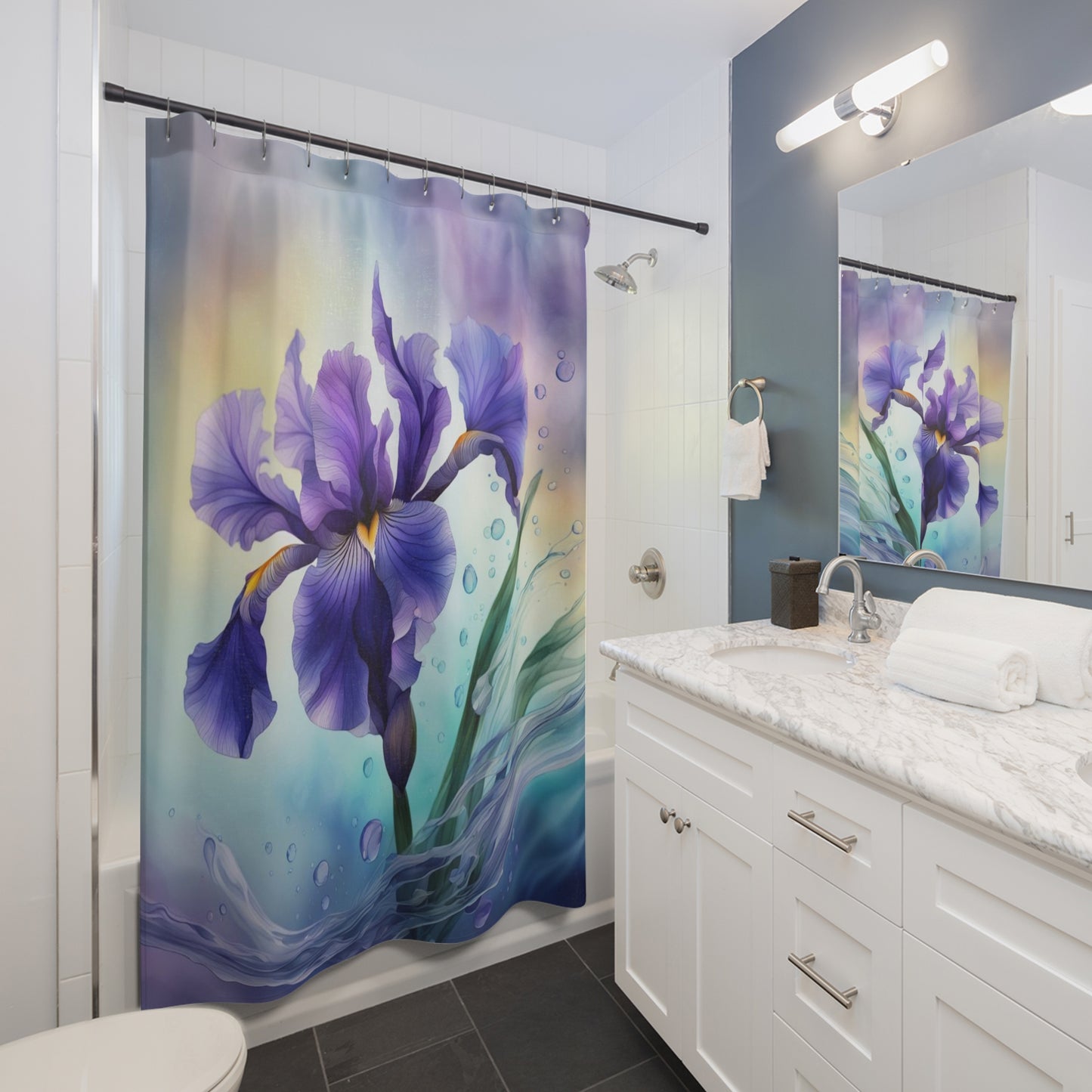 Iris Shower Curtain 2