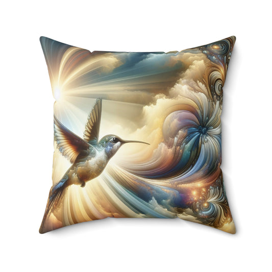 Hummingbird Pillow 4