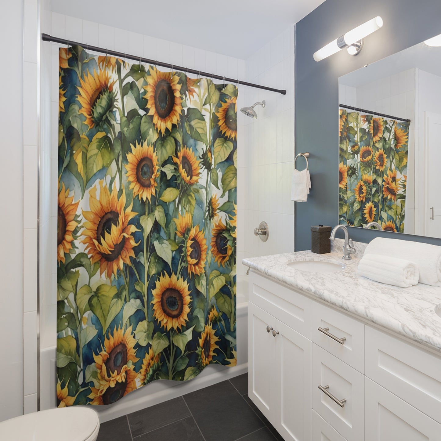 Sunflower Shower Curtain 1