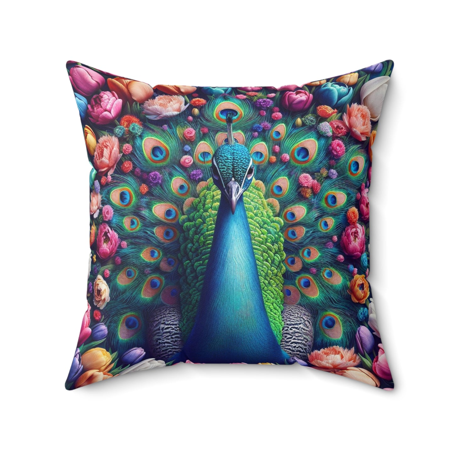 Peacock Pillow 3