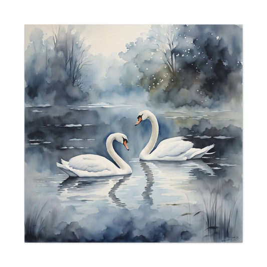 Swans Canvas 1