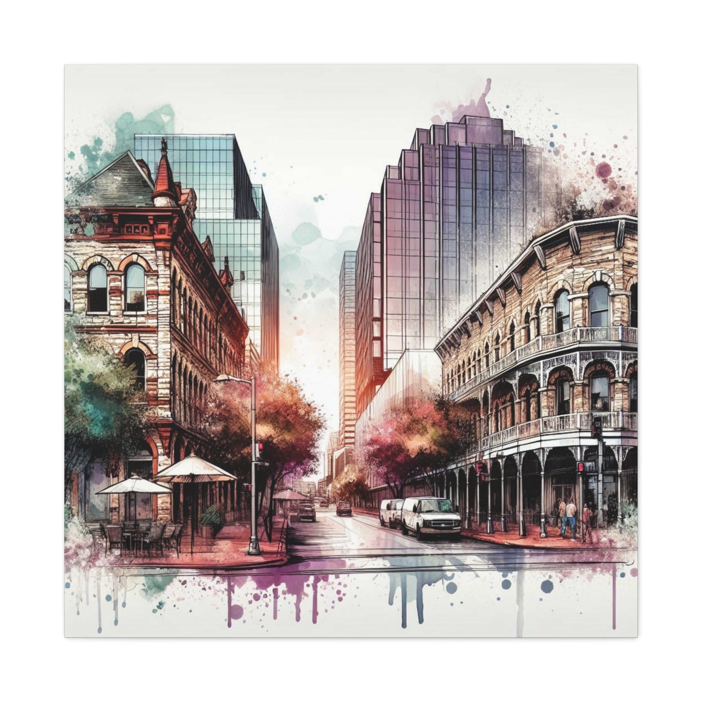 Cityscape Canvas 1