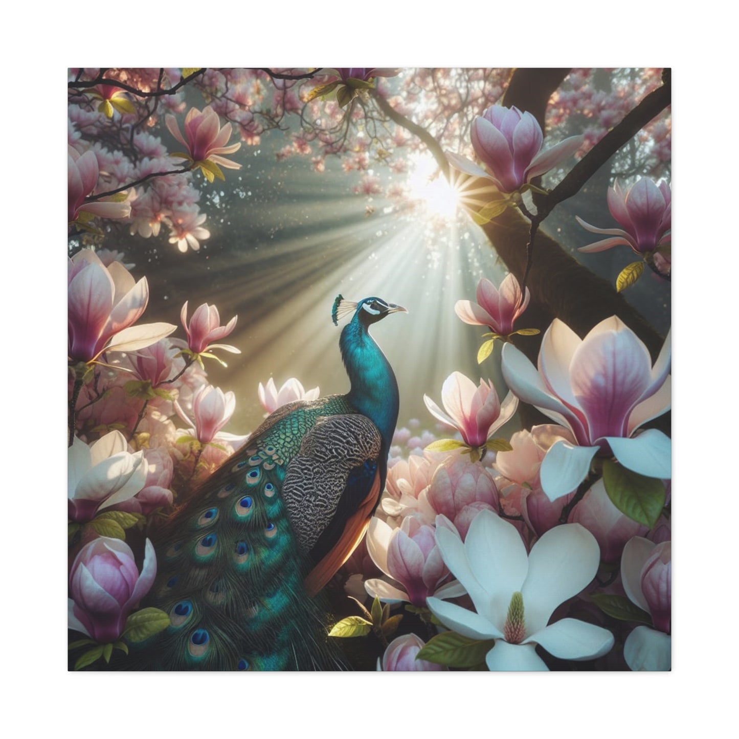 Peacock Canvas 2