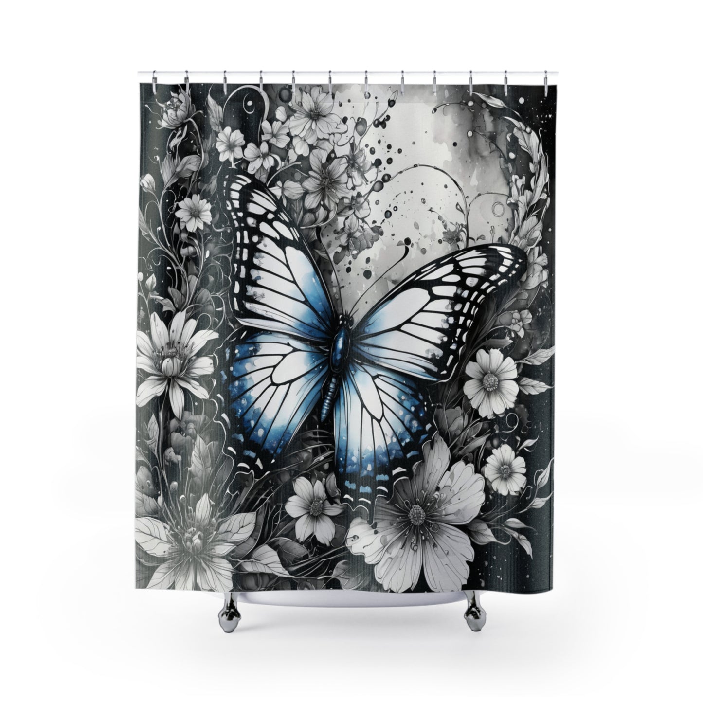 Butterfly Shower Curtain 1