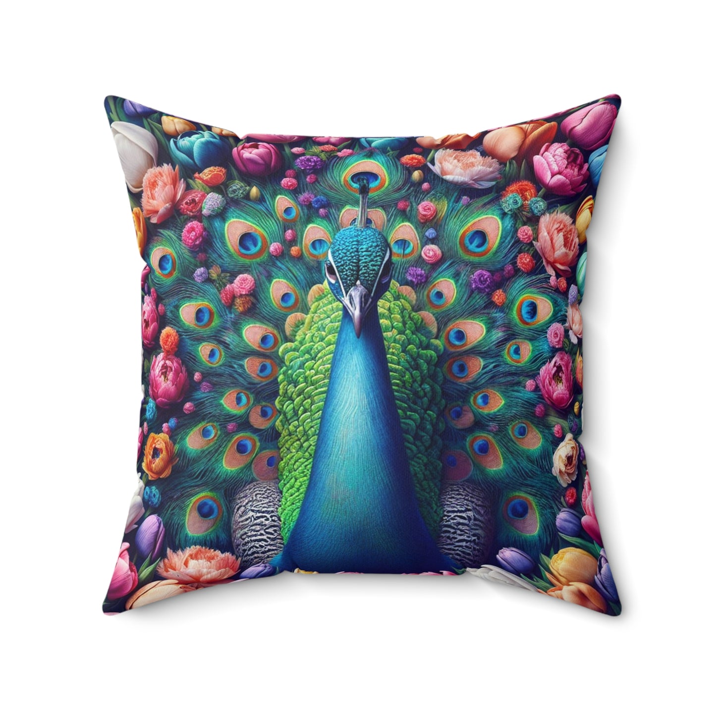 Peacock Pillow 3