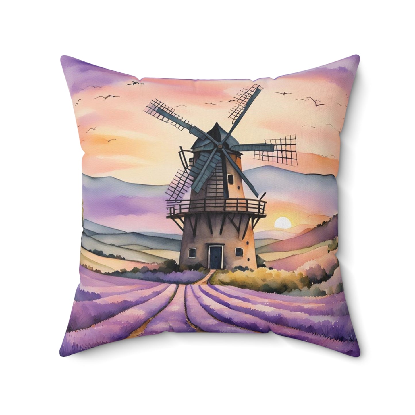 Landscape Pillow 2 Windmill