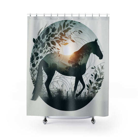 Horse Shower Curtain 1