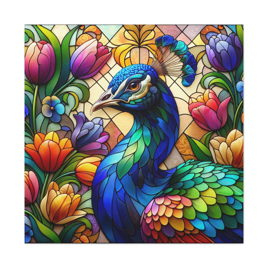 Peacock Canvas 3